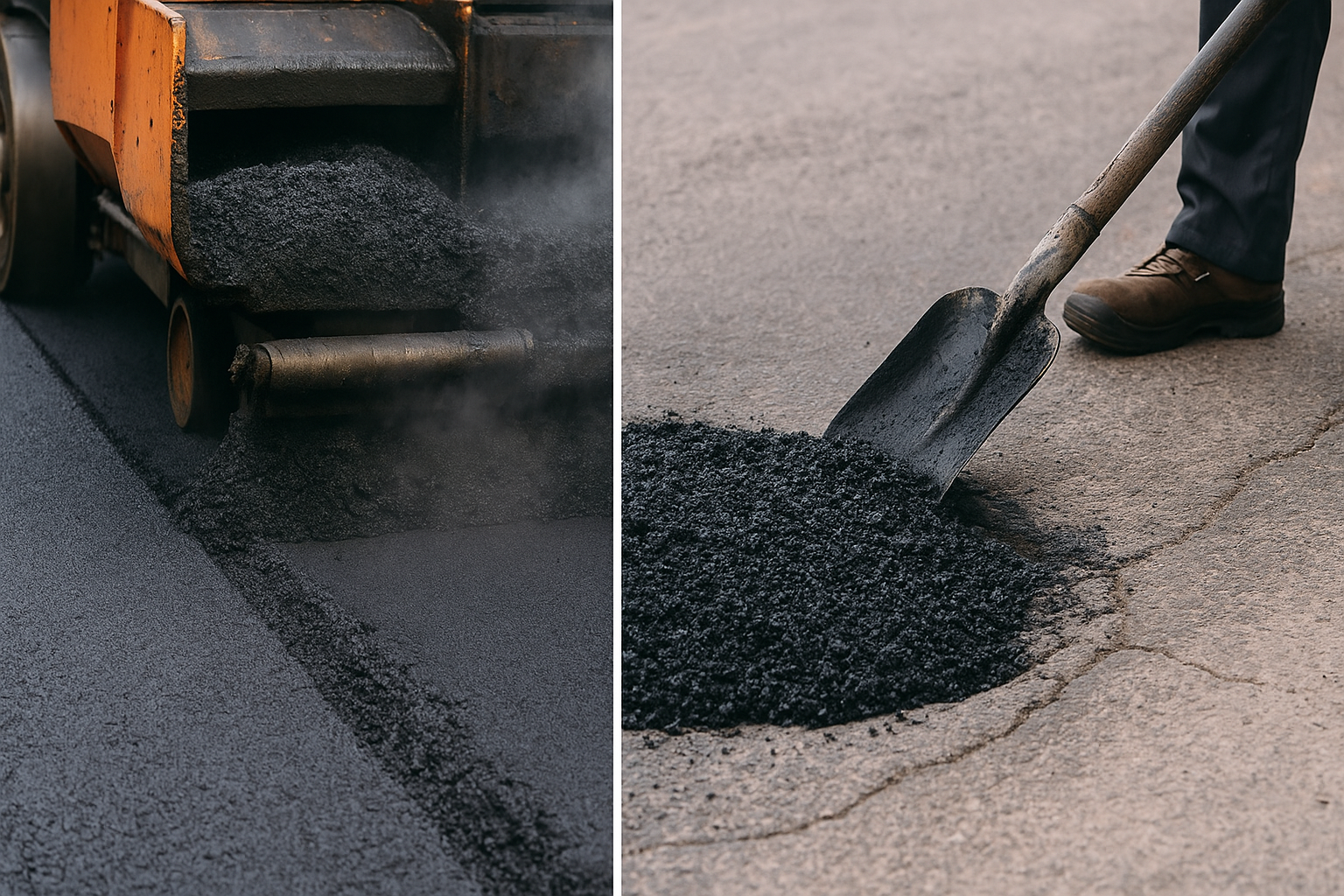 Sıcak Asfalt ve Soğuk Asfalt Arasındaki Farklar: Hangi Tür Ne Zaman Tercih Edilmeli?